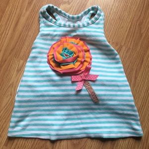 Mud Pie Lollipop Racer Back Tank - 9-12M